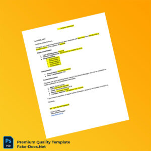 Blom Bank Employment Verification Letter Template (Word & PDF)