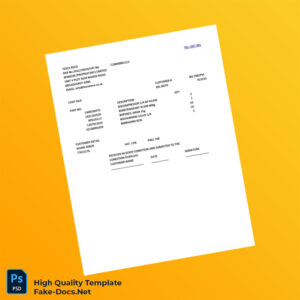 Botswana TESCA RECO Tax Invoice Template in Word and PDF formats 2 page Botswana TESCA RECO Tax Invoice Template in Word and PDF formats 2 page
