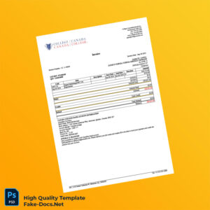 Cameroon Canada College Invoice Template in Word and PDF formats Cameroon Canada College Invoice Template in Word and PDF formats