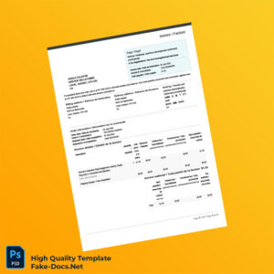 Canada Amazon Invoice Template in Word and PDF formats Canada Amazon Invoice Template in Word and PDF formats