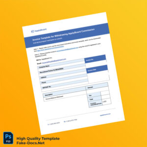 Canada ApplyBoard Invoice Template in Word and PDF formats 2 page Canada ApplyBoard Invoice Template in Word and PDF formats 2 page