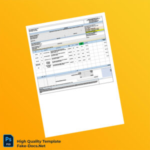 Canada Pinkcity Enterprises Pvt Ltd Invoice Template in Word and PDF formats 2 page
