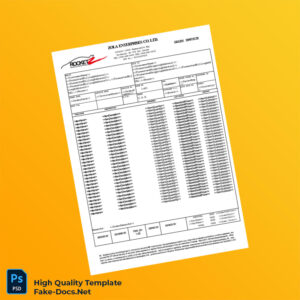 Canada Zola Enterprises Co Ltd Invoice Template in Word and PDF formats