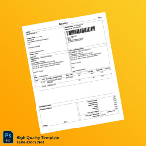 China Haining Ltd Invoice Template in Word and PDF formats India Tapisserie Homes Private Limited Invoice Template in Word and P