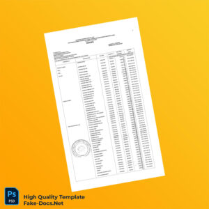 China Hangzhou Tianjun Chem Co Ltd Invoice Template in Word and PDF formats 2 page