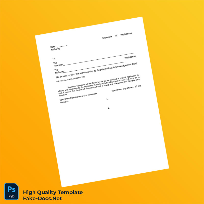 Duplicate Vehicle Registration Certificate Application Template in Word and PDF formats 3 page Duplicate Vehicle Registration Certificate Application Template in Word and PDF formats 3 page