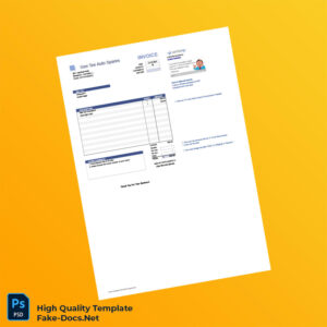 Editable Invoice Template in Word and PDF formats 5 page