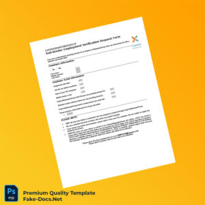 Experis ManpowerGroup Employment Verification Letter Template (Word & PDF)