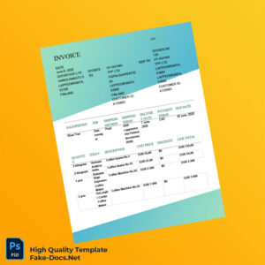 Finland Goodfood Ltd Invoice Template in Word and PDF formats 2 page Finland Goodfood Ltd Invoice Template in Word and PDF formats 2 page