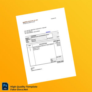 Ghana AgyeBeng Solutions Co Ltd Invoice Template in Word and PDF formats 2 page Ghana AgyeBeng Solutions Co Ltd Invoice Template in Word and PDF formats 2 page