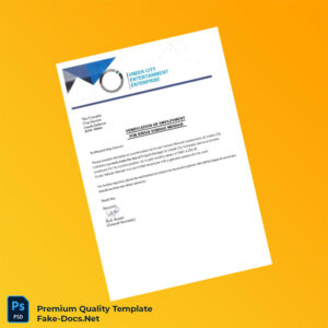 Ghana MENSAH Employment Verification Letter Template (Word & PDF) 5 page