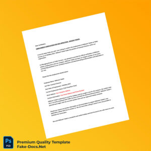 Ghana Pafito Success Employment Verification Letter Template (Word & PDF) 2 page