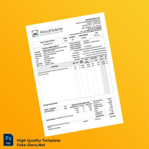 Greece AboutHotelier Invoice Template in Word and PDF formats Greece AboutHotelier Invoice Template in Word and PDF formats