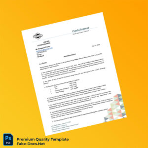 Hong Kong Chandni Restaurant Employment Verification Letter Template (Word & PDF) 3 page