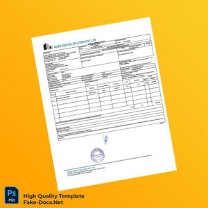 India ACIER EDIFICE SOLUTION PVT LTD Invoice Template in Word and PDF formats India ACIER EDIFICE SOLUTION PVT LTD Invoice Template in Word and PDF formats