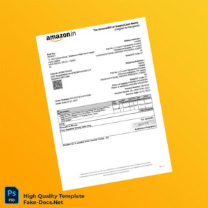 India AKSHAY Tax Invoice Template in Word and PDF formats