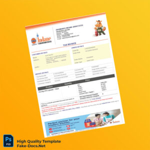 India Abhimanyu Indane Tax Invoice Template in Word and PDF formats 2 page India Abhimanyu Indane Tax Invoice Template in Word and PDF formats 2 page