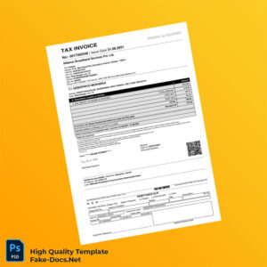 India Alliance Broadband Services Pvt Ltd Invoice Template in Word and PDF formats