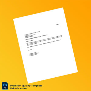 India American Consulate General Employment Verification Letter Template (Word & PDF)