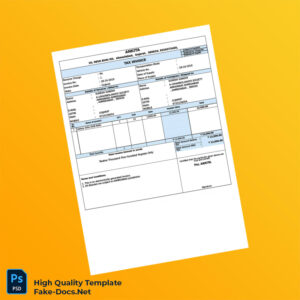 India Ankita Tax Invoice Template in Word and PDF formats India Ankita Tax Invoice Template in Word and PDF formats