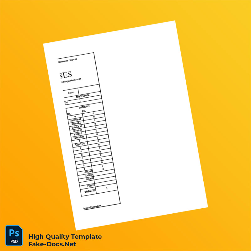 India Anusha Enterprises Invoice Template in Word and PDF formats 2 page India Anusha Enterprises Invoice Template in Word and PDF formats 2 page