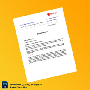 India Appointment Letter Template (Word & PDF) 7 page