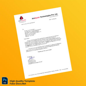 India ArkSpade Technologies Invoice Template in Word and PDF formats 3 page India ArkSpade Technologies Invoice Template in Word and PDF formats 3 page