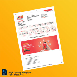 India Atria Convergence Technologies Pvt Ltd Invoice Template in Word and PDF formats 2 page India Atria Convergence Technologies Pvt Ltd Invoice Template in Word and PDF formats 2 page