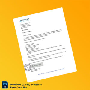 India Avance Consulting Services Employment Verification Letter Template (Word & PDF) 3 page