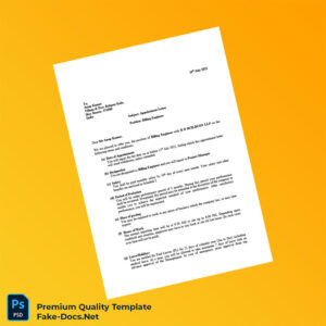 India B D Bulldon LLP Employment Verification Letter Template (Word & PDF) 4 page