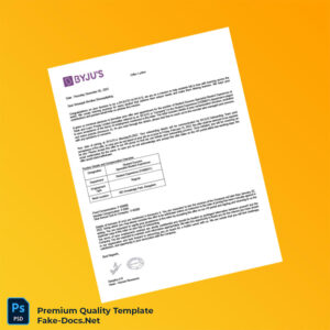 India BYJU S Employment Verification Letter Template (Word & PDF) 4 page