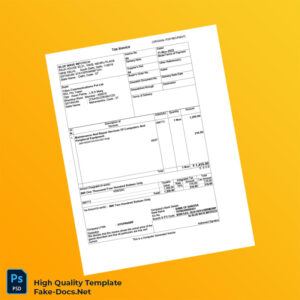 India Blue Wave Infotech Tax Invoice Template in Word and PDF formats 2 page India Blue Wave Infotech Tax Invoice Template in Word and PDF formats 2 page