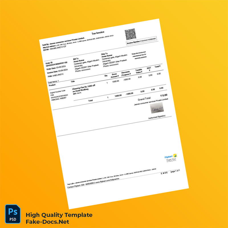 India Buzz Retail India Invoice Template in Word and PDF formats 4 page India Buzz Retail India Invoice Template in Word and PDF formats 4 page
