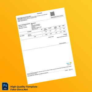 India Buzz Retail India Private Limited Tax Invoice Template in Word and PDF formats 2 page India Buzz Retail India Private Limited Tax Invoice Template in Word and PDF formats 2 page