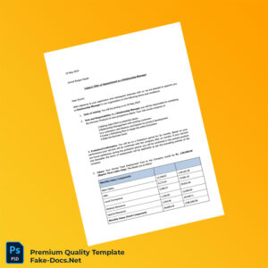 India CT Software Solutions Employment Verification Letter Template (Word & PDF) 3 page