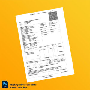 India Calpro Specialities Pvt Ltd Tax Invoice Template in Word and PDF formats India Calpro Specialities Pvt Ltd Tax Invoice Template in Word and PDF formats