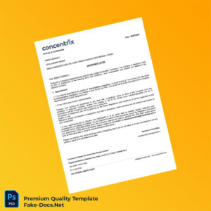 India Concentrix Daksh Services India Private Limited Employment Verification Letter Template (Word & PDF) 6 page