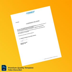India Conneqt Business Solutions Employment Verification Letter Template (Word & PDF) 5 page