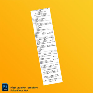 India Croma Tax Invoice Template in Word and PDF formats 2 page