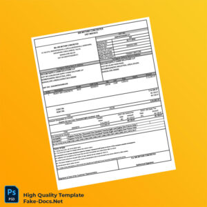 India Deccan Supply Chain Solutions LLP Invoice Template in Word and PDF formats 3 page