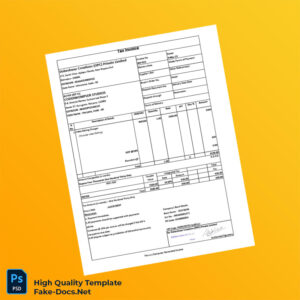 India Dobeshwar Creations OPC Private Limited Tax Invoice Template in Word and PDF formats India Dobeshwar Creations OPC Private Limited Tax Invoice Template in Word and PDF formats