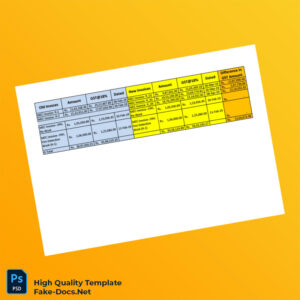 India Document Comparision Template in Word and PDF formats India Document Comparision Template in Word and PDF formats