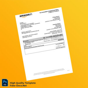 India ELAN BUREAU Invoice Template in Word and PDF formats