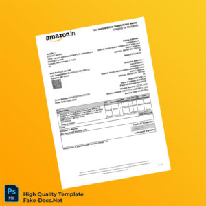 India ELECTO MANIA Tax Invoice Template in Word and PDF formats 2 page