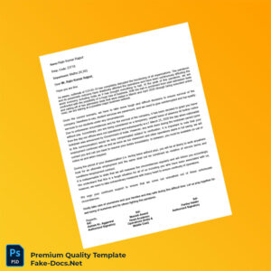 India Educational Institution Employment Verification Letter Template (Word & PDF)