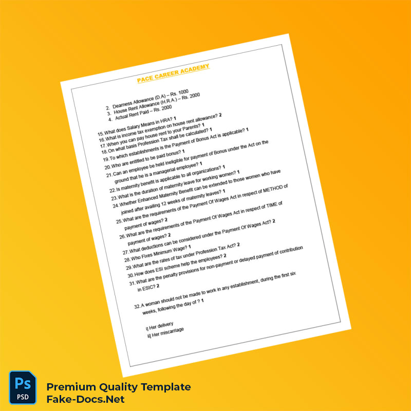 India Employers Editable Registration Certificate Template (Word & PDF) 5 page India Employers Editable Registration Certificate Template (Word & PDF) 5 page