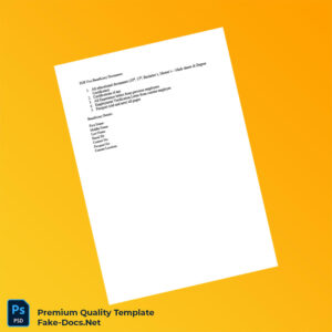 India Employment Verification Letter Template (Word & PDF)