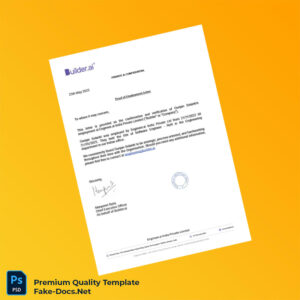 India Engineer ai India Private Limited Proof of Employment Letter Template (Word & PDF)