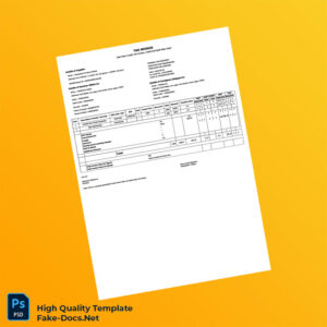 India Eyemyeye Private Limited Invoice Template in Word and PDF formats