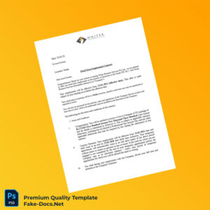 India FTC Employment Verification Letter Template (Word & PDF) 5 page India FTC Employment Verification Letter Template (Word & PDF) 5 page